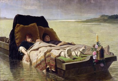 The Enervés de Jumièges, 1880 by Evariste Vital Luminais